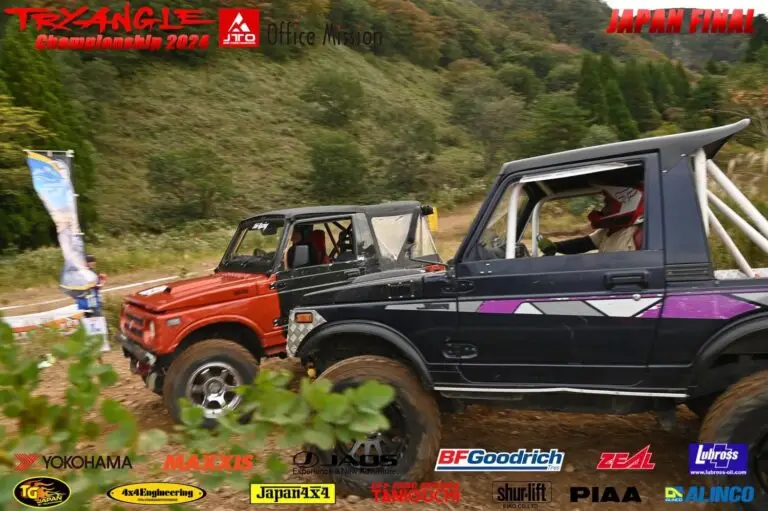 TRYANGLE Championship 2024 JAPAN FINAL を走るジムニー
